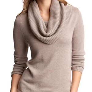 Cozy Tan Turtleneck Sweater